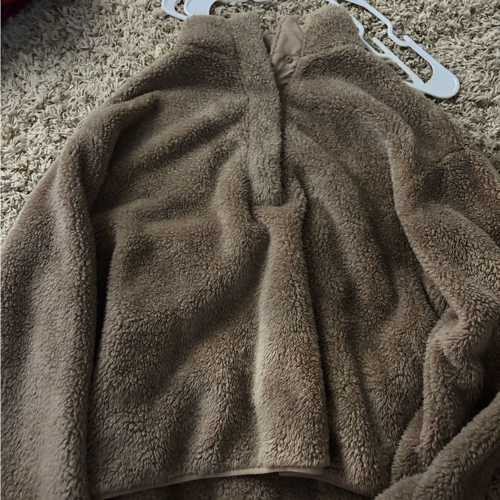 H&M Tan Fleece Jacket